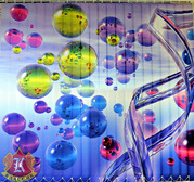 Вертикальные жалюзи с нанесением рисунка , логотипа или фотографии .