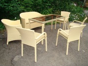 плетеная мебель из искусственного ротанга