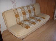 Диван-кровать, бежевый, б/у, состояние отличное