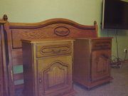 Продам дубовую кровать с 2 тумбами пр-ва Румыния в отличном состоянии