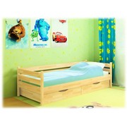 Ліжечко односпальне, дитяче букове, 200 х 90
