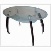 Продам стол овальный стеклянный б/у