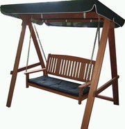 Качели, Купить качели, Садовая мебель, Деревянные качели