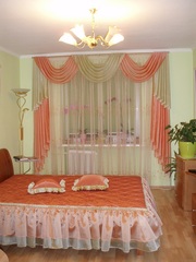 Шторы, тюль, карнизы - пошив, доставка, монтаж.