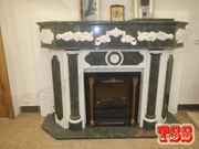 Мраморный камин (портал) с электро-камином