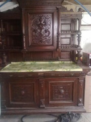 антикварний буфет ручна різьба