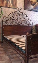 Ліжко коване, ручноЇ роботи. Кузня