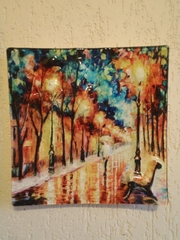 Картина на стекле Аллея