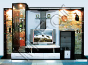 Стенка в гостиную гранд-декор