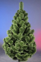 Новогодние искусственные елки и сосны,  Санта-Клаусы