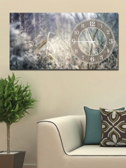 Часы на холсте То, что мы не замечаем 25х50