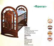 Кроватка детская деревянная