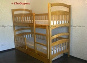 Двух ярусная кровать Карина Люкс акция + подарок . Покупай Выгодно!