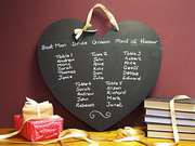 Грифельные доски - интересный декор для свадьбы, фотосессии, интерьера