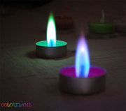 Чайные свечи с цветным пламенем. Доставка бесплатно*
